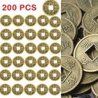 200 Pcs Feng Shui Coins Ancient Coins Chinese Ching Money Lucky Coin Charm Hot