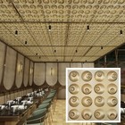 Pressed Tin Ceiling Tile Suspended Wall Panels Plm102 Brass Verdigris 10pcs