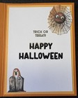 Stampin up Trick-or-treat Ghost Halloween Card Kit  Bat  Pumpkins  Candy Corn
