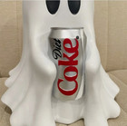 New Coca-cola Ghost Figurine Holding Diet Coke Can Halloween No Drinks Available