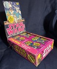 1977 Topps Star Wars Series 3 Wax Display Box W  4 Empty  display  Packs