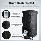 Drum Heaterindustrial Grade weather Resistant Drum Heating Blanket55 Gallon   