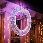 Apluschoice 3 Piece Wreath Hanger With Metal For Door Hooks Christmas Decoration