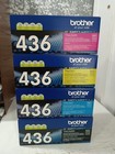 Genuine Brother Tn436 Color Toner Set 4 Pack Oem Hl-l8360cdw Mfc-l8900cdw