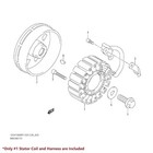 Emusa Oe Magneto Coil Stator voltage Rectifier gasket 99-07 Busa Gsx-1300 32101