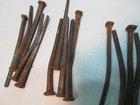 Lot Of 67 Antique Square Nails   Latch Hook