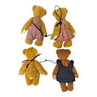 Ganz Miniature Cottage Collectibles 3  Bears   Lot Of 4   Joey Janet Bruno