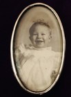 Sterling Silver  Oval  Pocket Size Picture Frame Of  Baby Beautiful Purity Marks