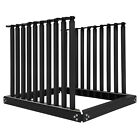 Black Steel Windshield Rack 9 Lite Auto Glass Cargo Rack W  Protection Pad