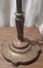 1920s Brass Floor Lamp Ornate Cast Base - Rewired 3   light - Center Mogul Socket