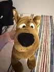 2 Vintage Htf Hanna Barbera 1995 Scooby Doos Sitting Plush Stuffy Dogs X2 No Tag