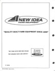 New Idea No  517 7 Foot Rotary Snow Plow Operator s Manual Rs-508 Tractor