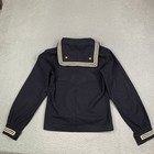 Vintage Us Navy Wwii Sailor Cracker Jack Uniform Shirt Jumper Mens 40r Blue Wool