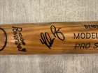 Nolan Ryan Game Used Signed Bat Louisville Slugger M110 Heavy Pine Tar Wood Loss