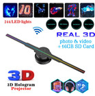 Led Luminous Sign Light Holographic Projector Diy Fan Screen Video Picture 3d Ho
