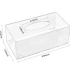 Hblife Tissue Dispenser Box Cover Rectangular Clear Acrylic Mask Case Holder Wit