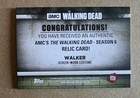 Topps 2017 The Walking Dead Season 6 Walker Relic Card Wardrobe Costume