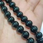 33 Bead Black Onyx Tasbih  Handcrafted  Silver Details  Egyptian Prayer Beads