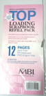 Mbi 12 Scrapbook Page Protectors 12  X 12  Top Loading Refill Pack