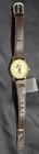 Vintage Lorus Mickey Mouse Moving Arms Gold Tone Watch Walt Disney