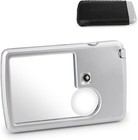 Magnifying Glass With Light Pocket Portable Card Sized Magnifiers Small Magni   
