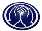 Allstate Insurance Office Good Hands  Oval Advertising Sign - 29 X 22 5   