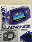 Nintendo Game Boy Advance Gba Indigo Original Box Only W  Inserts Manuals