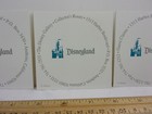 Disneyland Guest Claim Ticket Card Lot 2000s For Pick Up At The Front Of Park