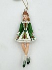 Vintage Celtic Collection Irish Step Dancer Girl Christmas Tree Ornament Resin