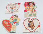Lot Of 19 Antique Mechanical Valentines 3 5  To 6  Tall