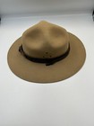 Vintage Stetson Nps National Park Service 3x Beaver Tan Felt Campaign Hat 6 7 8