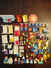Playmobil Victorian Mansion Parts Lot Accessories Furniture Figures Bed Dishes