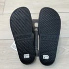 New Adidas Men   s Adilette Aqua Black Sandals Slides Size 10   f35550