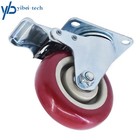 4  heavy Duty Caster Set 4  Wheels All Swivel All Brake Casters Non Skid No Mark