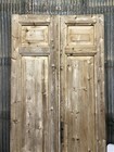 Antique French Double Doors  37x93  Raised Panel Doors  European Doors A415