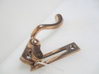Victorian Bronze Sash Window Latch Lock Fastener Catch Old Handle Antique Copper