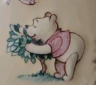 Disney Winnie The Pooh   Friends Ceramic Jar Candle Lamp Shade Topper No Flaws