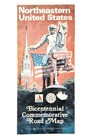 1976 Citgo Road Map Bicentennial Eastern Us American Revolution Vintage 5 Dwf10