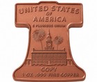 Xvi Mint Liberty Bell 1776-2026 Tribute 1 Oz  999 Fine Copper Medal Box Pre Sale