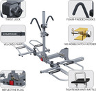 Premium 2 Fat e Bike Rack Carrier Vehicle Mount Truck Hitch Heavy Duty Folding