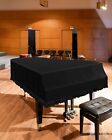 Grand Piano Cover  Velvet Dustproof Baby Piano Cover Washable Soft Bordered