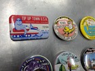 Lot Of 21 Tip-up Town Usa Houghton Lake Michigan Buttons  72- 73   80   00- 17