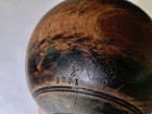 Antique Thomas Taylor Glasgow Scottish Hardwood Bocce Ball  1 Monogram Rk Wood
