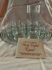 Nib Vtg Pitcher   Glasses 8-pc Cocktail Tumbler Set Bar   Swizzle Stick Gift Mom