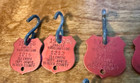 Vtg 60 s Lot  8   Dog Tag License Rabies Vaccine Tax Registration All 60 stokens