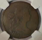 1802 Draped Bust Large Cent  Ngc Vg8