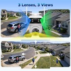 10ch 4k Nvr Wireless Security Camera System Triple Lens Wifi Home Surveillance
