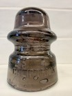 California Glass Purple Dome Swirls Bubbles Railroad Signal Insulator Vintage
