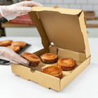 Karat Corrugated Pizza Box  10  x10  x2    Kraft - 50 Pcs  Fp-pbf10k