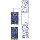 Punch Studio E5 Foldover Long Notepad 75 Pages 3 2 x6  Peacock - Choose Design